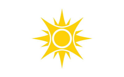 Sun Shine Vector illustration Icon Logo Template design v.9