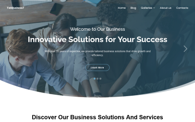 TishBusiness7 – Thème WordPress pour entreprises