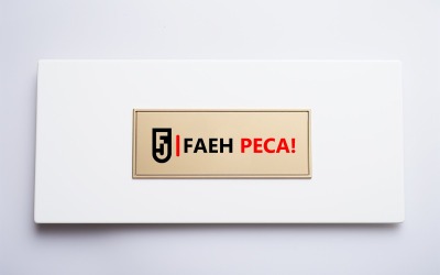 Sign logo mockup template design