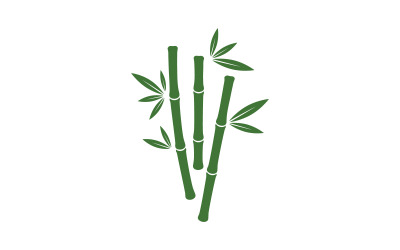 Bamboo vector icon Logo illustration design template v.5