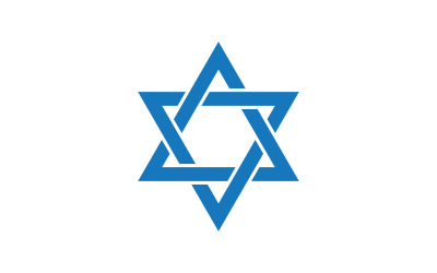 Star David Template vector illustration design template v.2