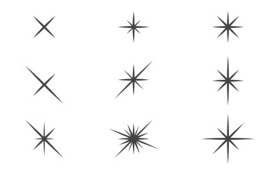 Star icon Template vector illustration design template vv.1