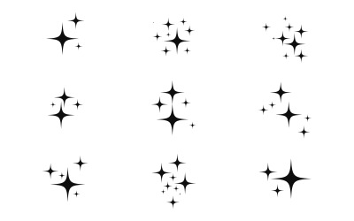 Star icon Template vector illustration design template vv.2