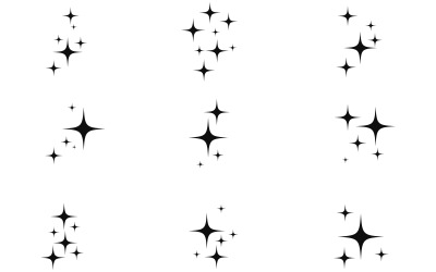 Star icon Template vector illustration design template vv.8