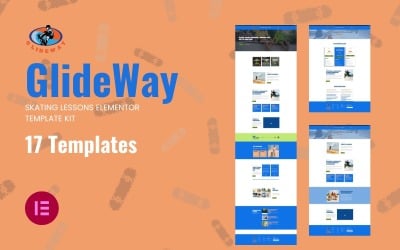 GlideWay - Набір шаблонів Elementor уроків катання