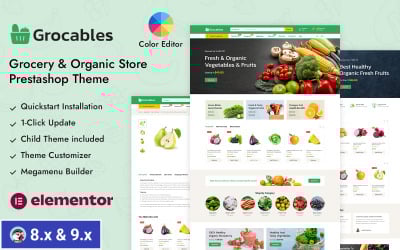 Grocable - Thème réactif PrestaShop pour épicerie et supermarché en ligne
