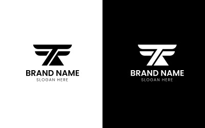 Letter TR company logo-760