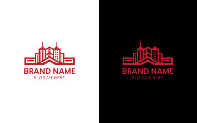 Real estate urban building logo-757