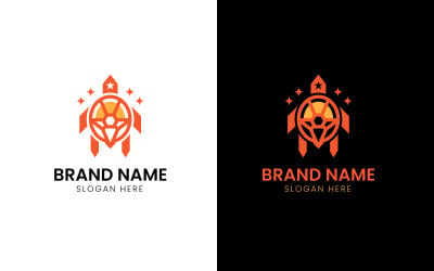 Turtle mascot logo template-758