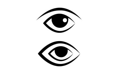 Branding Identity Corporate Eye Care vector logo design template v.6