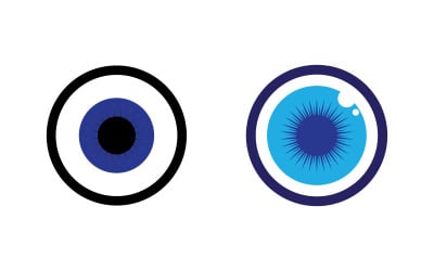 Branding Identity Corporate Eye Care vector logo design template v.8