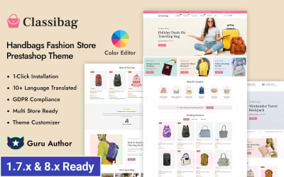 Classibag - Handväskor Modebutik Prestashop Responsive Theme