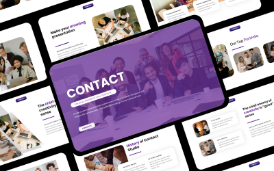 Контакты - Креативная презентация бизнеса