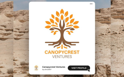 Modello di logo professionale per albero: design vettoriale di alta qualità per il branding