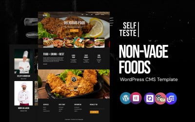 Selftest: tema Elementor de WordPress para restaurantes y comida no vegetariana