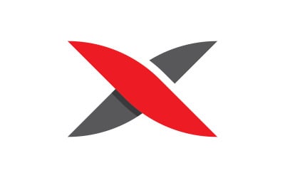 X Letter vector icon illustration  Logo Template v.3
