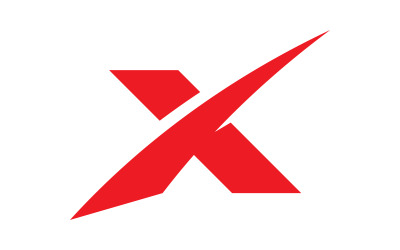 X Letter vector icon illustration  Logo Template v.5