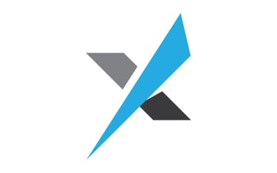 X Letter vector icon illustration  Logo Template v.7
