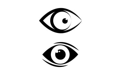 Branding Identity Corporate Eye Care vector logo design template v.2