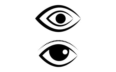 Branding Identity Corporate Eye Care vector logo design template v.4