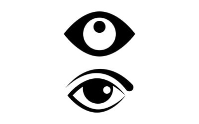 Branding Identity Corporate Eye Care vector logo design template v.7