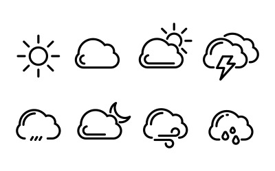 Cloud icon illustration design Template