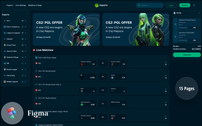 Esports - Esports Betting Gambling Figma Mall