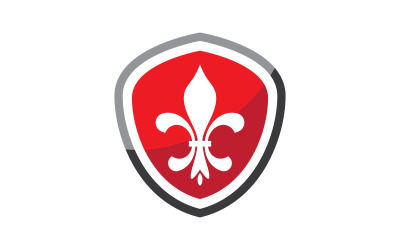 Fleur de lis ikona wektorowa Szablon projektu logo v.20