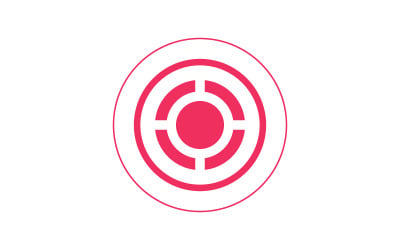 Pain rings vector illustration design template v.5
