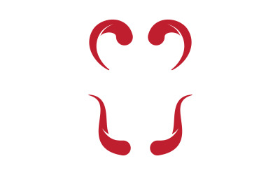 Szablon logo Taurus Sport ikona wektorowa ilustracja projekt v.2