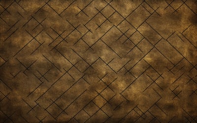 Golden wall pattern background