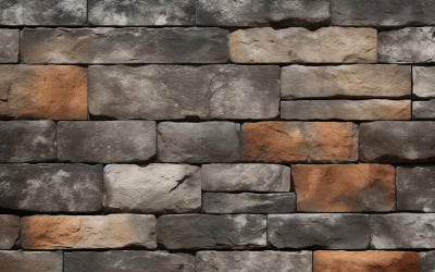 Seamless Brick Wall Pattern Background