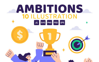 10 ambizioni per il successo Illustrazione
