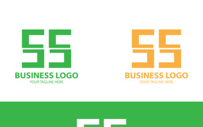 55 Diseño de logotipo con símbolo numérico moderno para marca empresarial