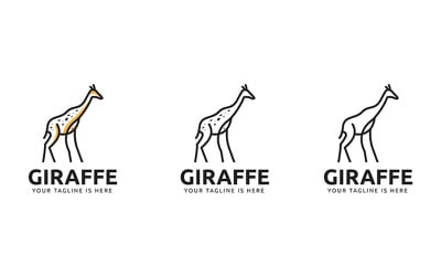 Giraffe Logo, Animal Logo