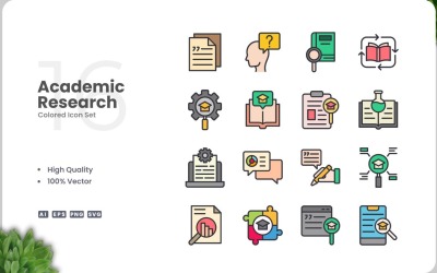 16 Terk Edilmiş Ev Renk Simgesi Seti