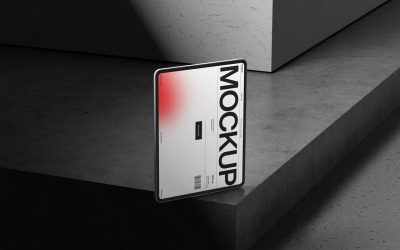 Schwebendes Tablet-Modell für Branding