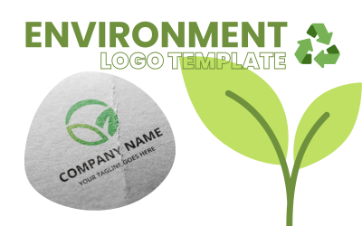 Umwelt 1 Logo-Vorlage