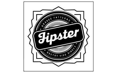 A nostalgic and trendy vintage badge