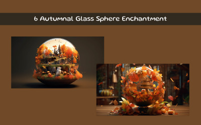 Autumnal Glass Sphere Enchantment
