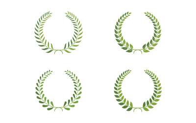 Baumblattökologie Natur veganes Konzept Illustration Logo Vorlage v.7