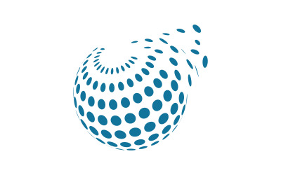 Global World Logo Template vector illustration v.2