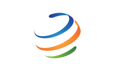 Global World Logo Template vector illustration v.7