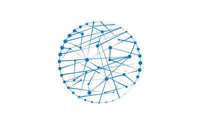 Globální svět Logo šablona vektorové ilustrace v.3