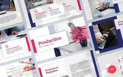 Productivo - Modèle de présentation PowerPoint de produit