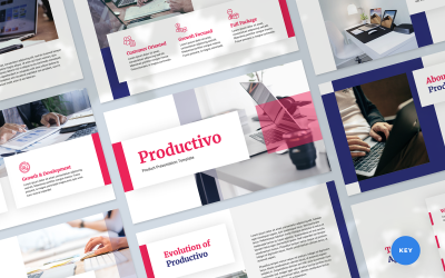 Productivo - Modello di presentazione del prodotto Keynote