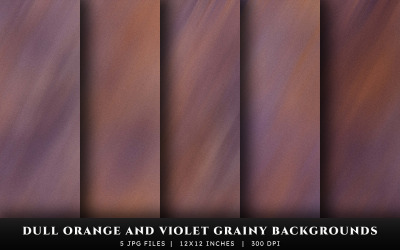 Stumpfe orange und violette körnige Textur Hintergründe