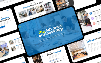 Business Pitch Deck Keynote-presentatie