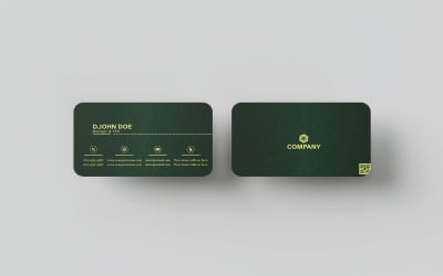 Design de cartão de visita corporativo multiuso