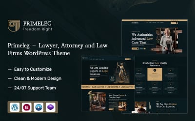 PrimeLeg – právník, advokát a advokátní kanceláře téma WordPress